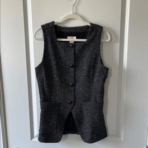 Maeve Square-Neck Tweed Vest - Picture 4 of 7
